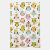 patroon met vogels theedoek (Verticaal)