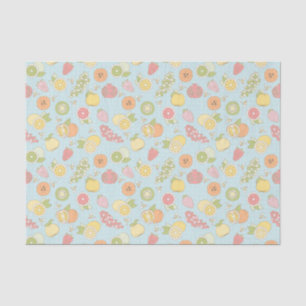 Patroon met vruchten en bessen tissuepapier