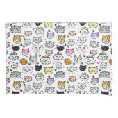 Patroon met wielkatten kussensloop (Voorkant)