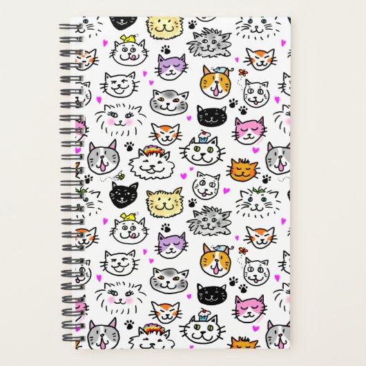 Patroon met wielkatten planner (Voorkant)