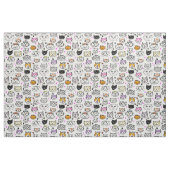 Patroon met wielkatten stof (Fat Quarter)