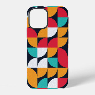 Patroon met willekeurige gekleurde driehoeken Gene iPhone 12 Hoesje