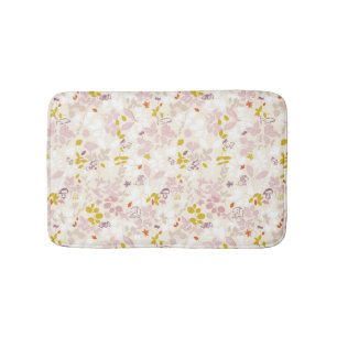 patroon met witte dieren badmat