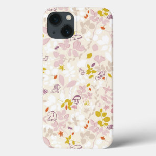 patroon met witte dieren iPhone 13 hoesje