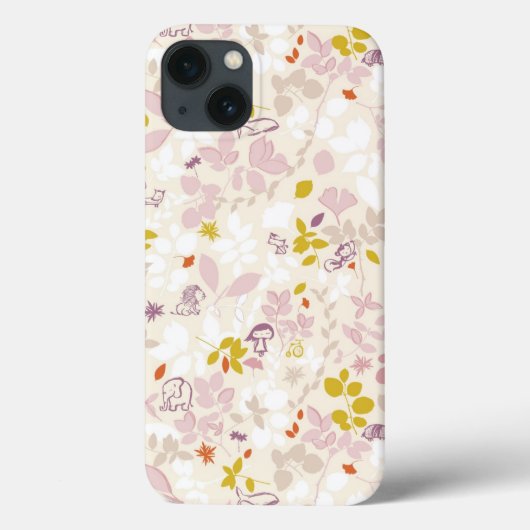 patroon met witte dieren Case-Mate iPhone case (Achterkant)