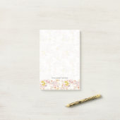 patroon met witte dieren post-it® notes (Op bureau)