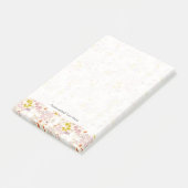 patroon met witte dieren post-it® notes (Schuin)
