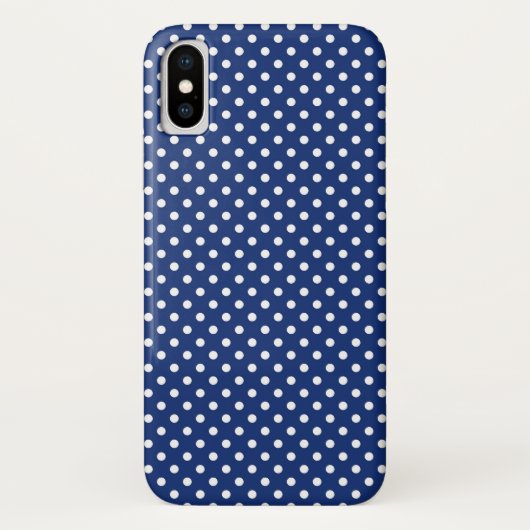 Patroon met witte stippen 2 Case-Mate iPhone case (Achterkant)
