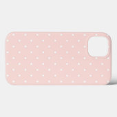 Patroon met witte stippen 2 Case-Mate iPhone case (Achterkant (horizontaal))
