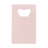 Patroon met witte stippen 2 kredietkaart flessenopener (Achterkant)