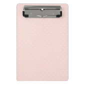 Patroon met witte stippen 2 mini klembord (Voorkant)