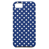 Patroon met witte stippen Case-Mate iPhone case (Achterkant)