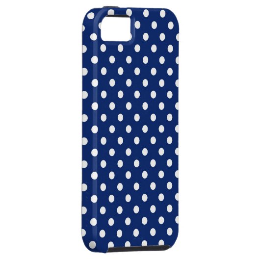 Patroon met witte stippen Case-Mate iPhone case (Back/Rechts)