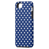 Patroon met witte stippen Case-Mate iPhone case (Achterkant Links)
