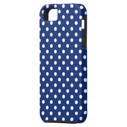 Patroon met witte stippen Case-Mate iPhone case (Achterkant Links)