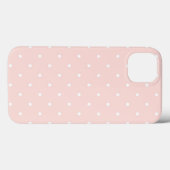 Patroon met witte stippen Case-Mate iPhone case (Achterkant (horizontaal))