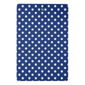 Patroon met witte stippen mini klembord (Achterkant)