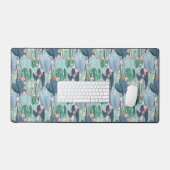 Patroon met zachte patel Cactus Bureaumat (Keyboard & Muis)