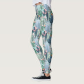 Patroon met zachte patel Cactus Leggings (Links)