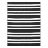 Patroon met zwarte en witte strepen tafelkleed (Voorkant)