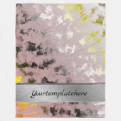 patroon, metaal, ontwerp, textuur, vorm, vierkant; fleece deken (Voorkant)