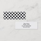 Patroon Mini Visitekaartje (Voorkant / Achterkant)