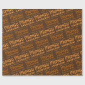 Patroon Mungu Akubariki, God zegene u in het Swahi Cadeaupapier (Vlak)