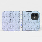 Patroon noteert muziekdoos iPhone Case-Mate iPhone Case (Achterkant (horizontaal))