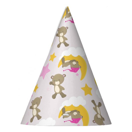 Patroon op Beren, teddyberen, stutten, Beren Feesthoedjes (Links)