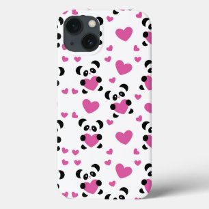 Patroon op de Dag van de Liefde iPhone 13 Hoesje