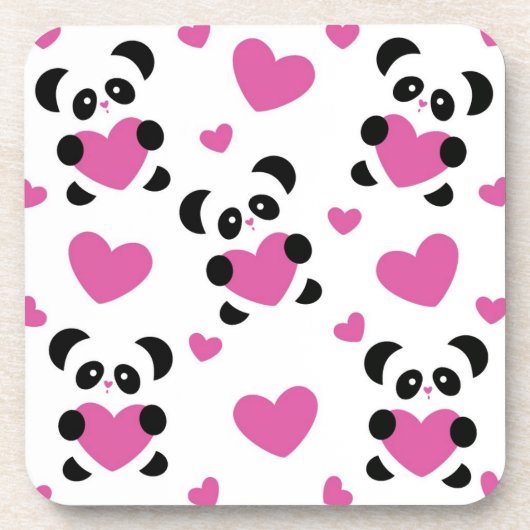 Patroon op de Dag van de Liefde Onderzetter (Voorkant)