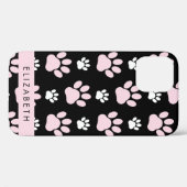Patroon op poten, roze poten, langpoten, Jouw naam Case-Mate iPhone Case (Achterkant (horizontaal))