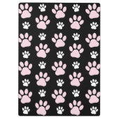 Patroon op poten, roze poten, langpoten, Jouw naam Klembord (Achterkant)