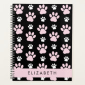 Patroon op poten, roze poten, langpoten, Jouw naam Planner (Voorkant)