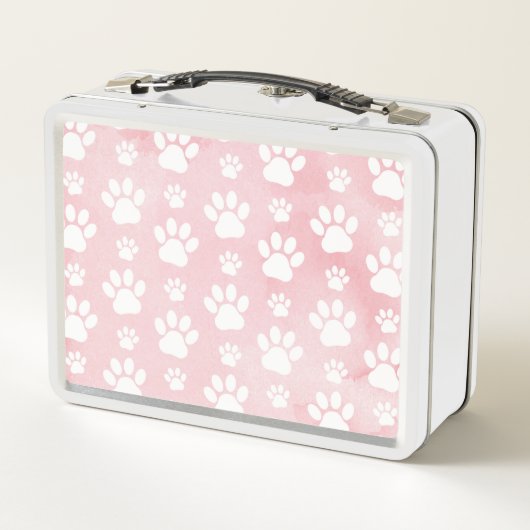 Patroon op poten, witte poten, Waterverven, roze (Achterkant)