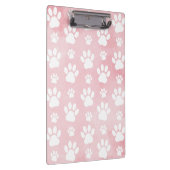 Patroon op poten, witte poten, Waterverven, roze Klembord (Rechts)