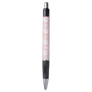 Patroon op poten, witte poten, Waterverven, roze Pen