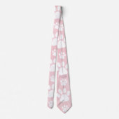 Patroon op poten, witte poten, Waterverven, roze Stropdas (Achterkant)