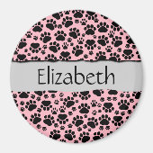 Patroon op poten, zwarte poten, langpoten, Jouw na Magneet (Voorkant)