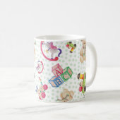 Patroon op speelgoed van kind koffiemok (Voorkant rechts)