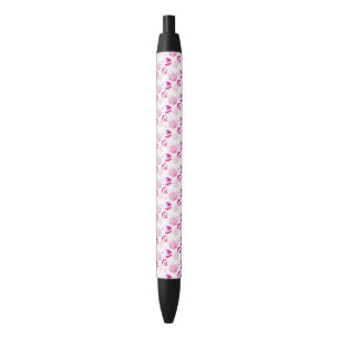 Patroon op walvissen, walvissen, roze walvissen zwarte inkt pen