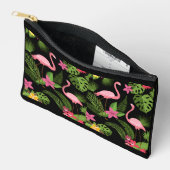 Patroon Pauwblauw met Bloemen Etui (Open)