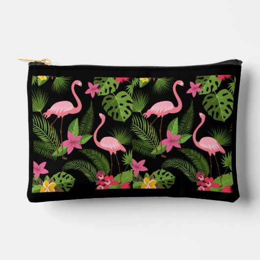Patroon Pauwblauw met Bloemen Etui (Voorkant)