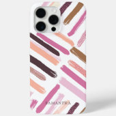 patroon penseelstreken Case-Mate iPhone case (Achterkant)
