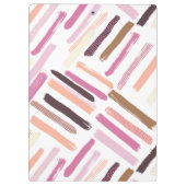 patroon penseelstreken klembord (Achterkant)