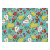 Patroon peren en bessen tafelkleed (Voorkant (Horizontaal))