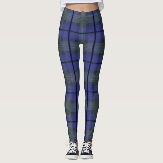 Patroon Plaid Leggings (Voorkant)