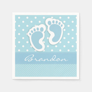Patroon Polkadots van de Voeten van het Baby van Servet