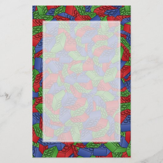 Patroon - Primaire kleurenkoppels Briefpapier (Voorkant)