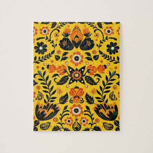 PATROON PUZZEL in Folk Art Design (Verticaal)